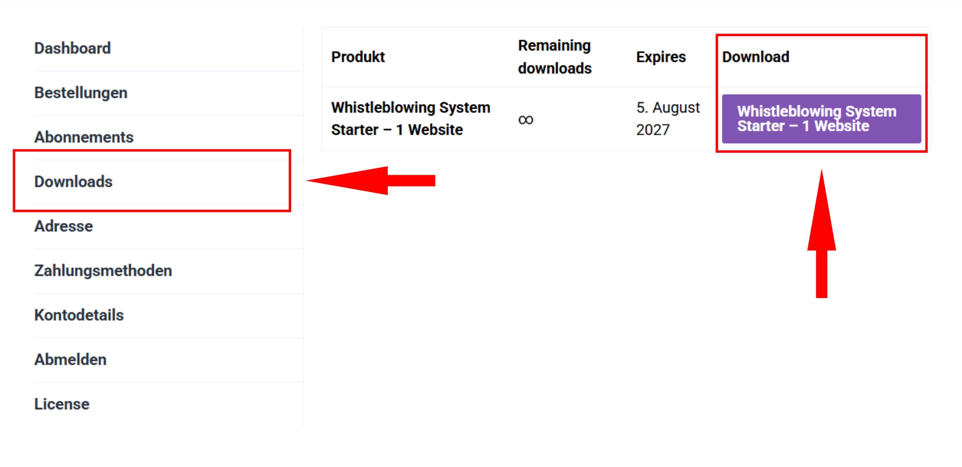 Whistleblowing System - WordPress-Plugin für Ihre Website - Installation